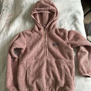 Patagonia Pink Fleece Hoodie